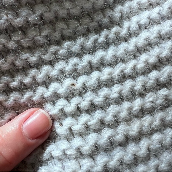 J Jill Chunky Alpaca Blend Cardigan in Dove Gray size Small - Picture 13 of 13